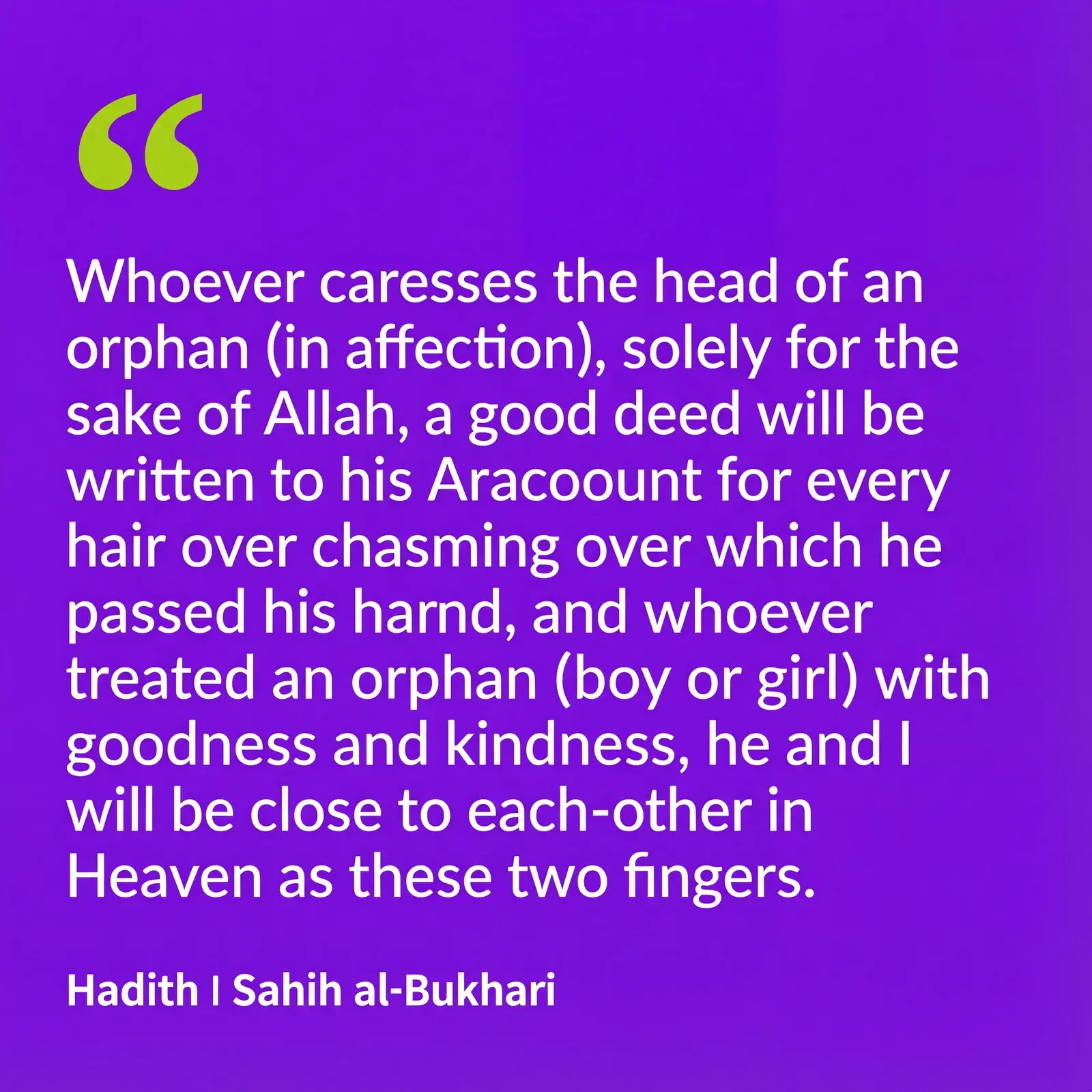 hadith-about-orphan-donation