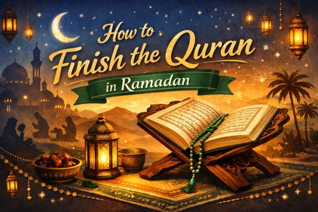guide to ramadan for finsihing the quran