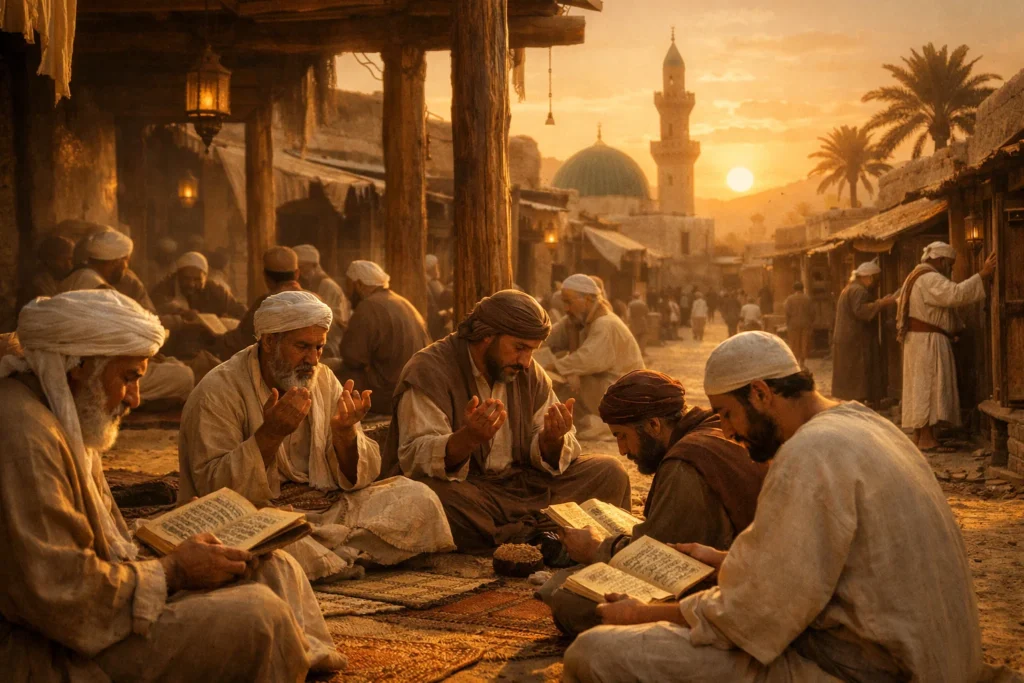 how did sahaba get prepared for ramadan