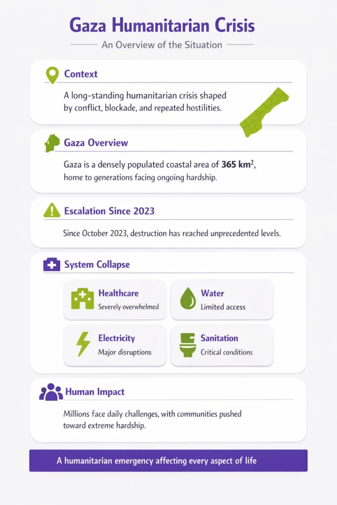 gaza humanitarian crisis situation overview