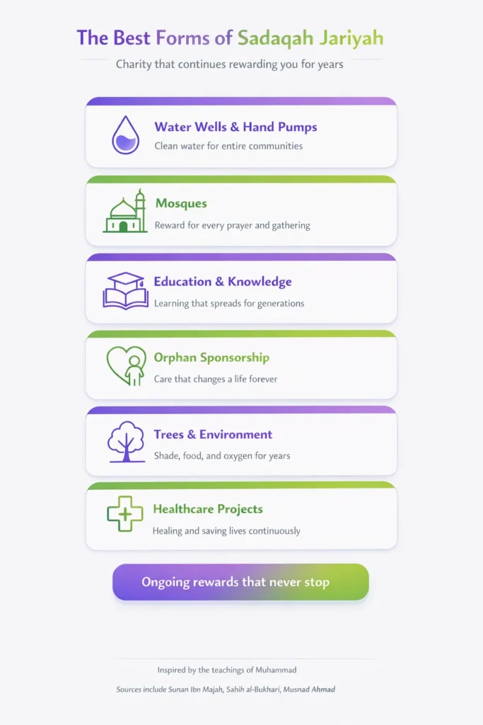 best forms of sadaqah jariyah