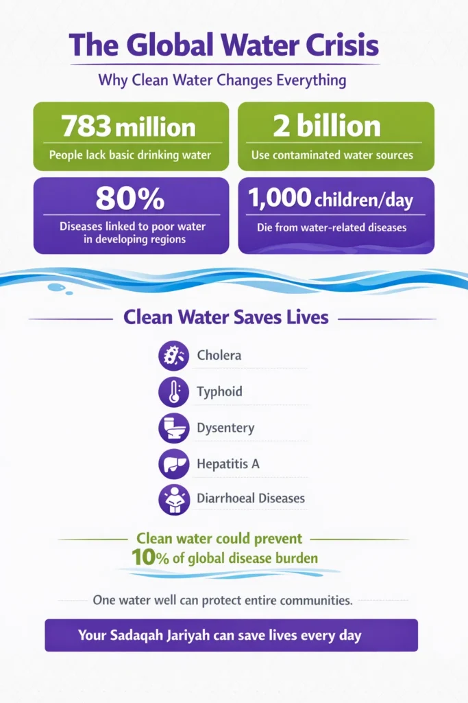 global water crisis stats 2026