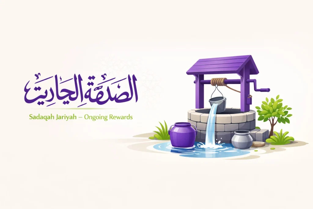 sadaqah jariyah through water well project