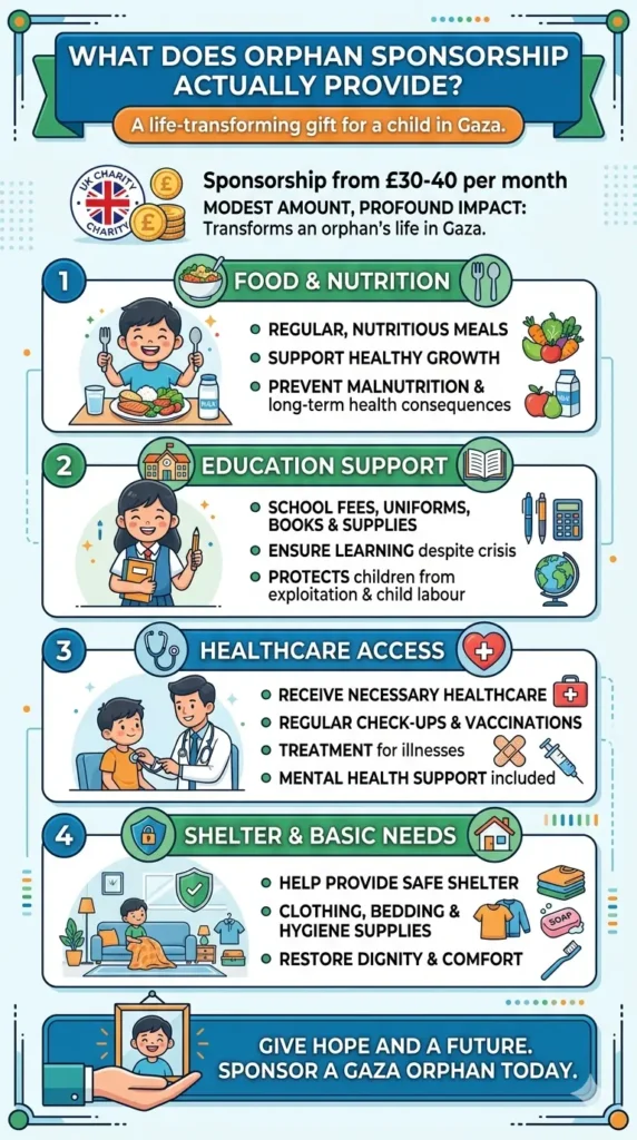 what does a gaqa orphan sponsorship program provide