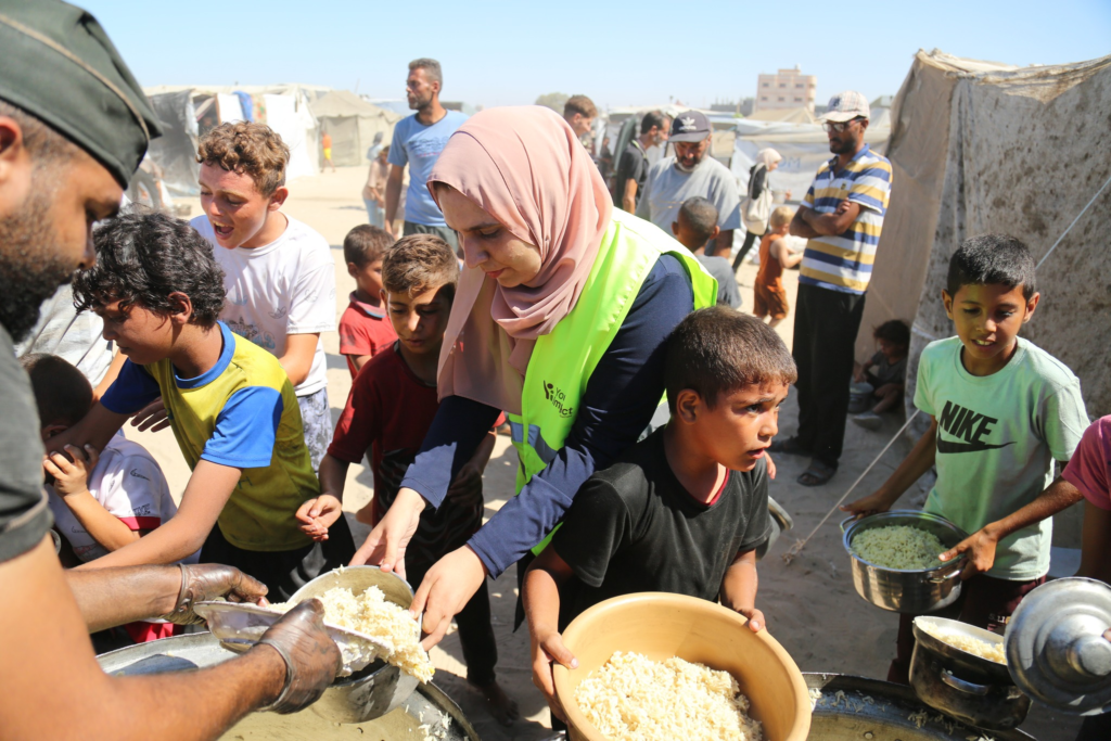 Qurbani Gaza 2026 - Families queue for food aid during Eid al-Adha crisis