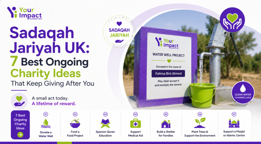 Sadaqah Jariyah UK: 7 Best Ongoing Charity Ideas That Keep Giving After You