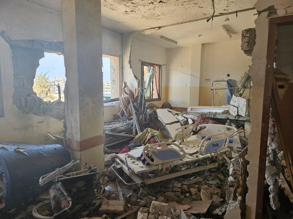gaza's hospita current situation